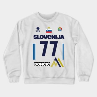 Luka Doncic Slovenija Fan Design Crewneck Sweatshirt